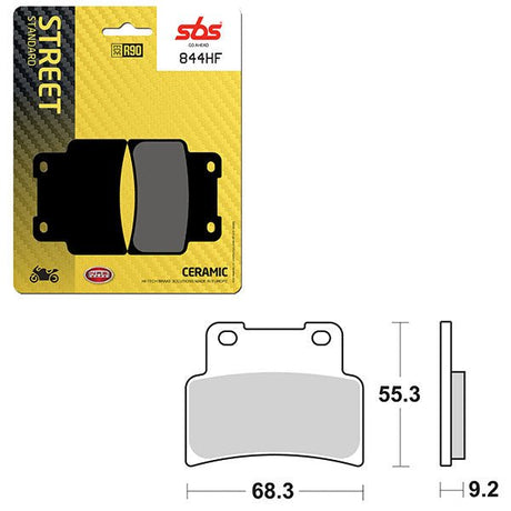 SBS ATV/UTV CERAMIC BRAKE PAD (6190844108) - DRIVEN Canada's Powersports 6190844108