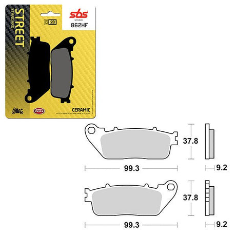 SBS ATV/UTV CERAMIC BRAKE PAD (6190862108) - DRIVEN Canada's Powersports 6190862108