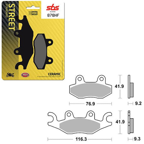 SBS ATV/UTV CERAMIC BRAKE PAD (6190878108) - DRIVEN Canada's Powersports 6190878108