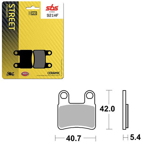 SBS ATV/UTV CERAMIC BRAKE PAD (6190921108) - DRIVEN Canada's Powersports 6190921108
