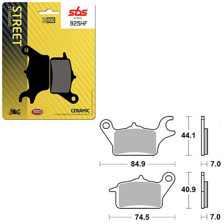 SBS ATV/UTV CERAMIC BRAKE PAD (6190925108) - DRIVEN Canada's Powersports 6190925108