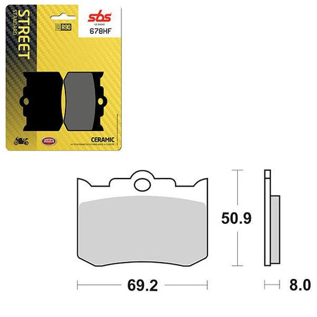 SBS ATV/UTV CERAMIC BRAKE PAD (6490678108) - DRIVEN Canada's Powersports 6490678108