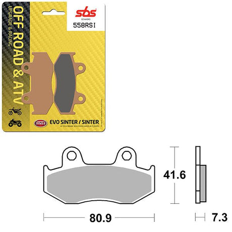 SBS ATV/UTV EVO SINTER BRAKE PAD (6280558108) - DRIVEN Canada's Powersports 6280558108
