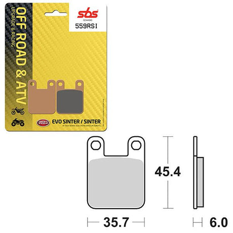 SBS ATV/UTV EVO SINTER BRAKE PAD (6280559108) - DRIVEN Canada's Powersports 6280559108