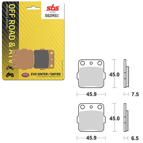 SBS ATV/UTV EVO SINTER BRAKE PAD (6280562108) - DRIVEN Canada's Powersports 6280562108