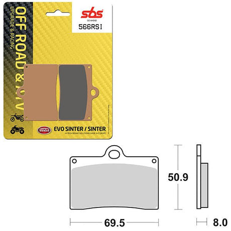 SBS ATV/UTV EVO SINTER BRAKE PAD (6280566108) - DRIVEN Canada's Powersports 6280566108