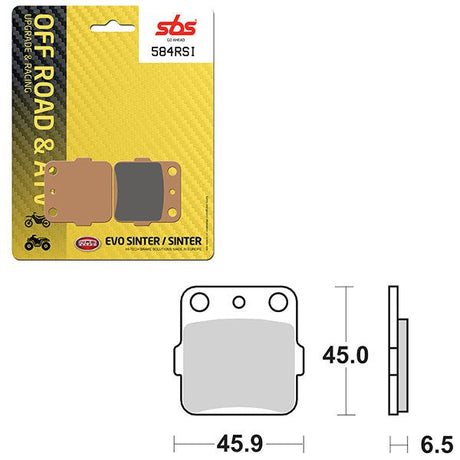 SBS ATV/UTV EVO SINTER BRAKE PAD (6280584108) - DRIVEN Canada's Powersports 6280584108