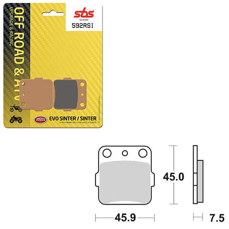 SBS ATV/UTV EVO SINTER BRAKE PAD (6280592108) - DRIVEN Canada's Powersports 6280592108