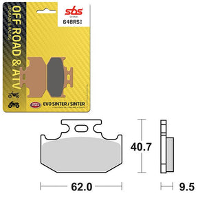 SBS ATV/UTV EVO SINTER BRAKE PAD (6280648108) - DRIVEN Canada's Powersports 6280648108