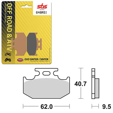 SBS ATV/UTV EVO SINTER BRAKE PAD (6280648108) - DRIVEN Canada's Powersports 6280648108