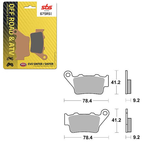 SBS ATV/UTV EVO SINTER BRAKE PAD (6280675108) - DRIVEN Canada's Powersports 6280675108