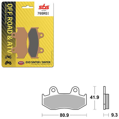SBS ATV/UTV EVO SINTER BRAKE PAD (6280709108) - DRIVEN Canada's Powersports 6280709108