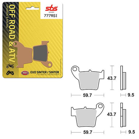 SBS ATV/UTV EVO SINTER BRAKE PAD (6280777108) - DRIVEN Canada's Powersports 6280777108