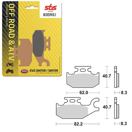 SBS ATV/UTV EVO SINTER BRAKE PAD (6280835108) - DRIVEN Canada's Powersports 6280835108