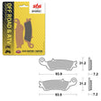 SBS ATV/UTV EVO SINTER BRAKE PAD (6280840108) - DRIVEN Canada's Powersports 6280840108