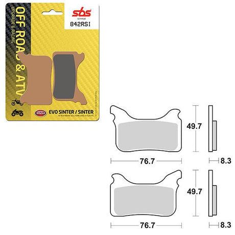 SBS ATV/UTV EVO SINTER BRAKE PAD (6280842108) - DRIVEN Canada's Powersports 6280842108