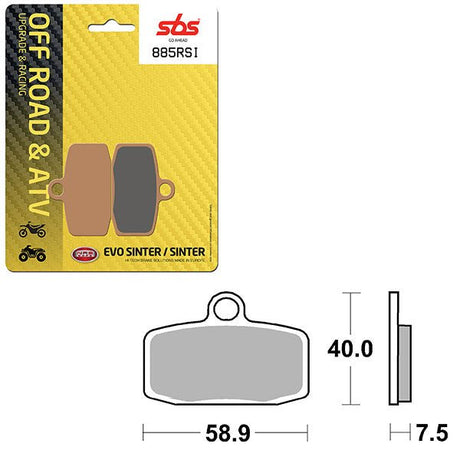 SBS ATV/UTV EVO SINTER BRAKE PAD (6280885108) - DRIVEN Canada's Powersports 6280885108