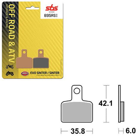SBS ATV/UTV EVO SINTER BRAKE PAD (6280895108) - DRIVEN Canada's Powersports 6280895108