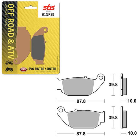 SBS ATV/UTV EVO SINTER BRAKE PAD (6280915108) - DRIVEN Canada's Powersports 6280915108