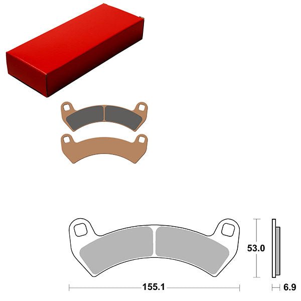 SBS ATV/UTV EVO SINTER BRAKE PAD (6280954108) - DRIVEN Canada's Powersports 6280954108