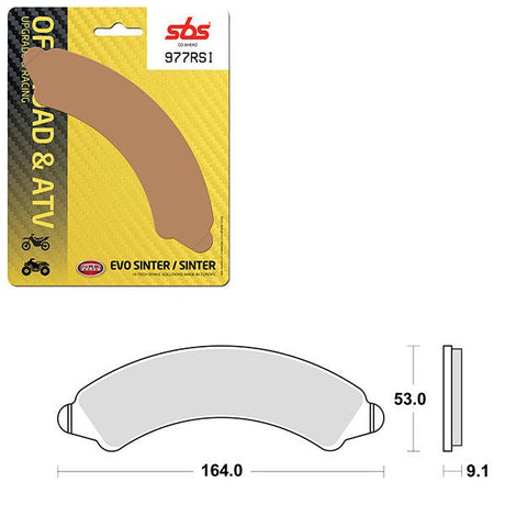 SBS ATV/UTV EVO SINTER BRAKE PAD (6280977108) - DRIVEN Canada's Powersports 6280977108