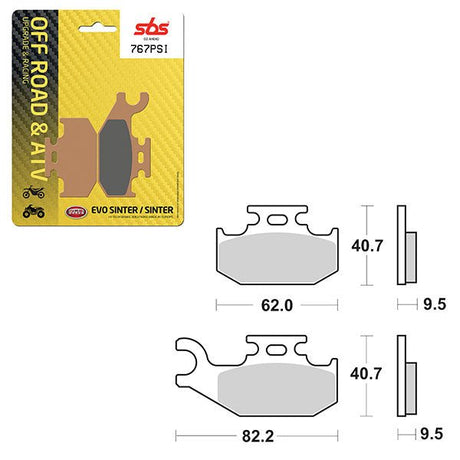 SBS ATV/UTV EVO SINTER BRAKE PAD (6450767100) - DRIVEN Canada's Powersports 6450767100