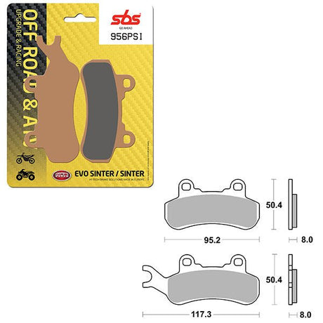 SBS ATV/UTV EVO SINTER BRAKE PAD (6450956108) - DRIVEN Canada's Powersports 6450956108