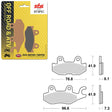 SBS ATV/UTV EVO SINTER BRAKE PAD (6450973108) - DRIVEN Canada's Powersports 6450973108