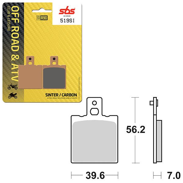 SBS ATV/UTV SINTER BRAKE PAD (6240519108) - DRIVEN Canada's Powersports 6240519108