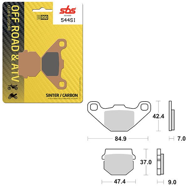 SBS ATV/UTV SINTER BRAKE PAD (6240544100) - DRIVEN Canada's Powersports 6240544100