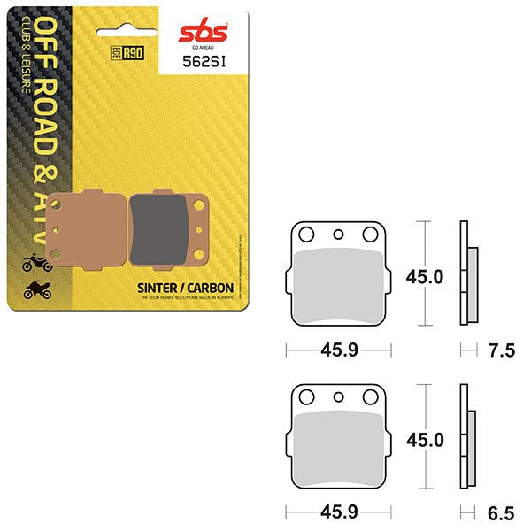 SBS ATV/UTV SINTER BRAKE PAD (6240562108) - DRIVEN Canada's Powersports 6240562108
