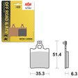 SBS ATV/UTV SINTER BRAKE PAD (6240574108) - DRIVEN Canada's Powersports 6240574108