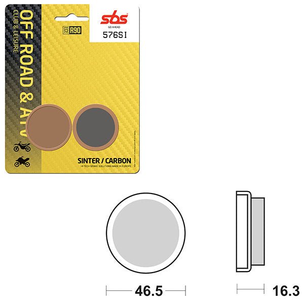 SBS ATV/UTV SINTER BRAKE PAD (6240576108) - DRIVEN Canada's Powersports 6240576108