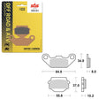 SBS ATV/UTV SINTER BRAKE PAD (6240591108) - DRIVEN Canada's Powersports 6240591108