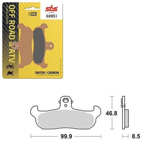 SBS ATV/UTV SINTER BRAKE PAD (6240608108) - DRIVEN Canada's Powersports 6240608108