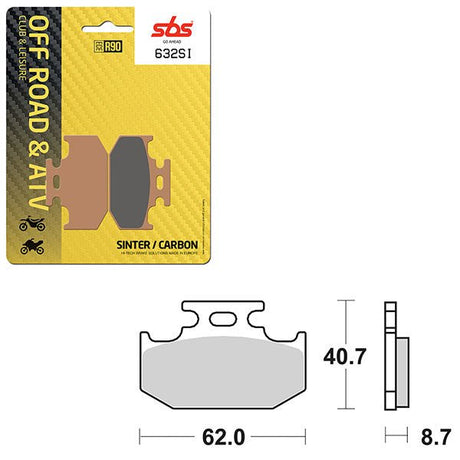 SBS ATV/UTV SINTER BRAKE PAD (6240632108) - DRIVEN Canada's Powersports 6240632108