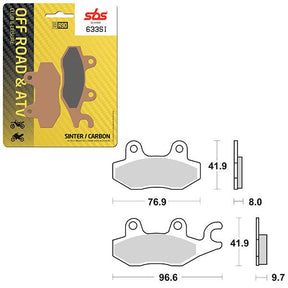 SBS ATV/UTV SINTER BRAKE PAD (6240633108) - DRIVEN Canada's Powersports 6240633108