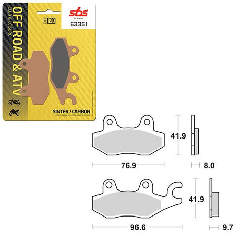 SBS ATV/UTV SINTER BRAKE PAD (6240633108) - DRIVEN Canada's Powersports 6240633108