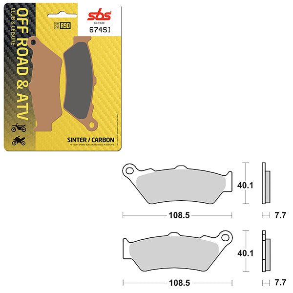SBS ATV/UTV SINTER BRAKE PAD (6240674108) - DRIVEN Canada's Powersports 6240674108