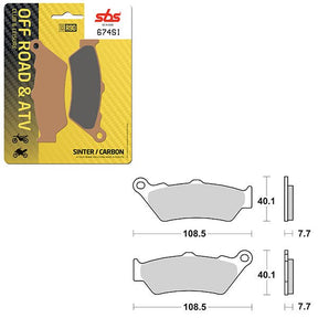 SBS ATV/UTV SINTER BRAKE PAD (6240674108) - DRIVEN Canada's Powersports 6240674108