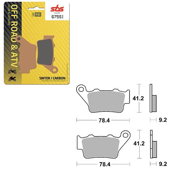 SBS ATV/UTV SINTER BRAKE PAD (6240675108) - DRIVEN Canada's Powersports 6240675108