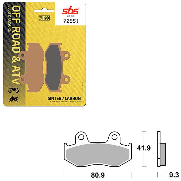 SBS ATV/UTV SINTER BRAKE PAD (6240709108) - DRIVEN Canada's Powersports 6240709108