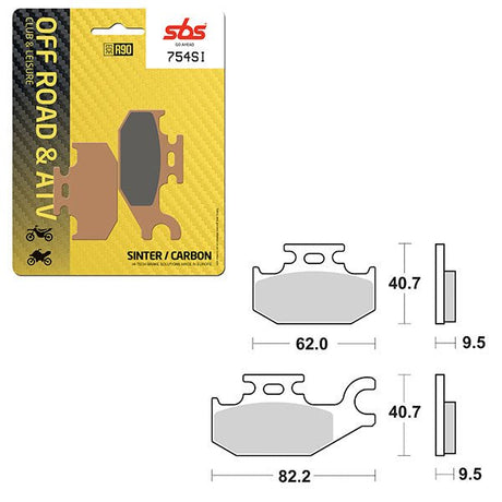SBS ATV/UTV SINTER BRAKE PAD (6240754108) - DRIVEN Canada's Powersports 6240754108