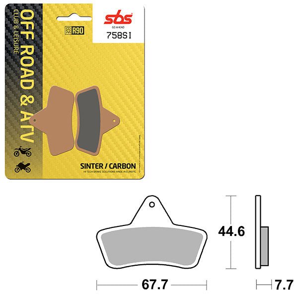 SBS ATV/UTV SINTER BRAKE PAD (6240758108) - DRIVEN Canada's Powersports 6240758108