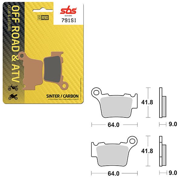 SBS ATV/UTV SINTER BRAKE PAD (6240791108) - DRIVEN Canada's Powersports 6240791108