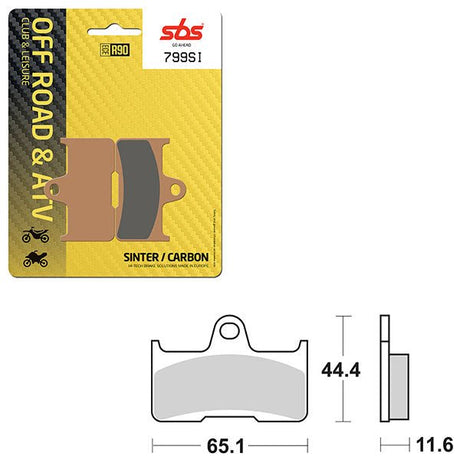 SBS ATV/UTV SINTER BRAKE PAD (6240799108) - DRIVEN Canada's Powersports 6240799108