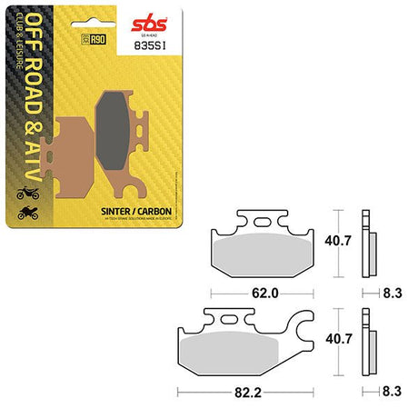 SBS ATV/UTV SINTER BRAKE PAD (6240835108) - DRIVEN Canada's Powersports 6240835108