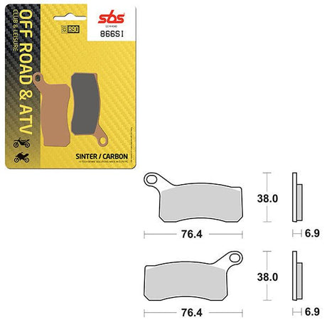 SBS ATV/UTV SINTER BRAKE PAD (6240866108) - DRIVEN Canada's Powersports 6240866108