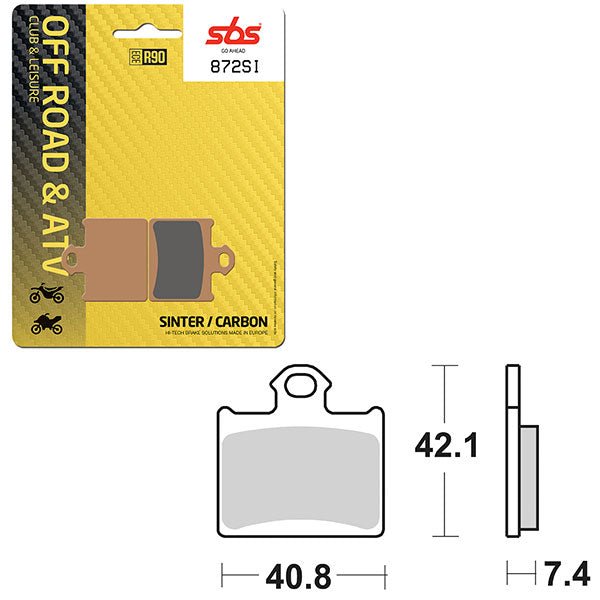 SBS ATV/UTV SINTER BRAKE PAD (6240872108) - DRIVEN Canada's Powersports 6240872108