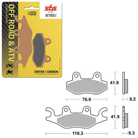 SBS ATV/UTV SINTER BRAKE PAD (6240878108) - DRIVEN Canada's Powersports 6240878108